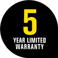 5-Year Warranty