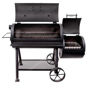 smoker oklahoma joe reverse flow offset highland charbroil nz barbecue smoked coriander ribs salsa pork honey august