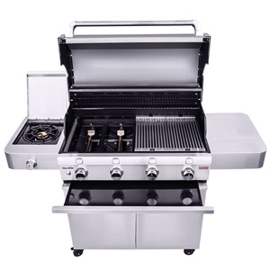 Quality Stainless Steel Platinum 4400S 4 Burner Gas BBQ from Char-Broil NZ