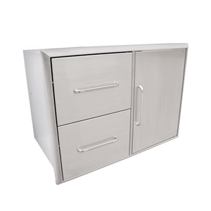 Saber® Double Drawer and Door Combo