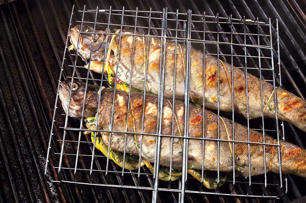 Bbq Stuffed Rainbow Trout Recipe Char