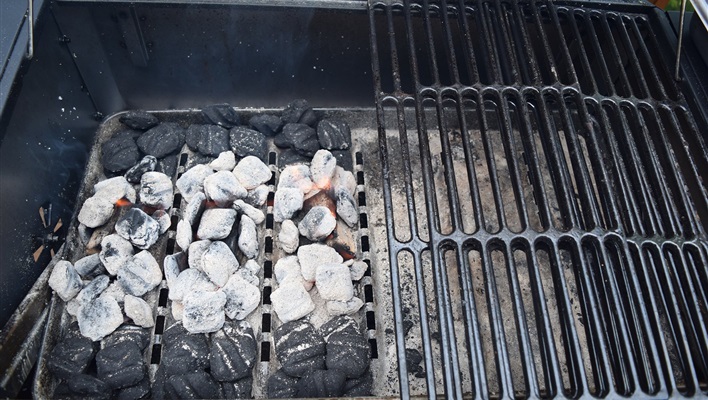 When adding live coals, they will provide initial heat and start the other coals and wood to for a sustained heat. 